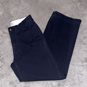 Boys 7 Skinny Navy Uniform Pants